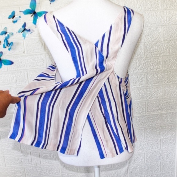 Astr the label striped sleeveless blouse - Picture 6 of 9
